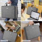 ZINZ Laptop Case Computer Sleeve Briefcase with Multi-pockets for 11.6 12.9 13 13.3 14 15 15.6 16 inch Notebooks