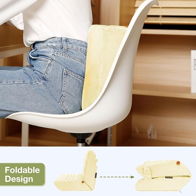 MOSISO Tablet Pillow Stand,Soft Tablet Holder for Lap,Tablet Soft Pad Dock with Pockets&Stylus Slot&4 Viewing Angles Compatible with iPad Pro 12.9,11,10.5,9.7,Air Mini 6,5,4,3, E-Reader, Pastel Yellow