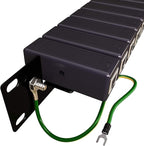 Ethernet Surge Protector 19" RackMount (16 Port) PoE+ Gigabit (Server Rack Mount 1U) -Gas Discharge Tube -RJ45 Lightning Suppressor -LAN Network CAT5/CAT6 Thunder Arrestor GbE 1000 Mbps -Tupavco TP316