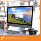 WD 22TB My Book Desktop External Hard Drive, USB 3.0, External HDD with Password Protection and Backup Software - WDBBGB0220HBK-NESN