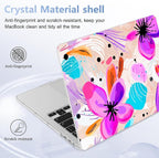 for MacBook Pro 16 inch Case 2019 2020 Release Model A2141, Plastic Hard Shell Cover with Keyboard Cover & Screen Protector for MacBook Pro 16 inch with Touch Bar & Touch ID, Trendy Floral