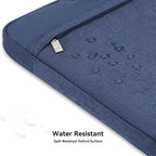 Voova Laptop Bag 15.6 Inch, Waterproof Computer Sleeve Carrying Case with Shoulder Straps & Handle Compatible with Macbook Air 15 M2/M3/M4, MacBook Pro 15/16, 15-16 Inch Hp Dell Lenovo Asus, Blue