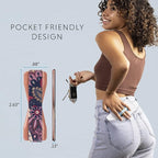 LOVEHANDLE Universal Phone Grip for Smartphones & Mini Tablets - Phone Holder for Hand - Wireless Charging Compatible - Made in The USA - Rose Paislies