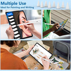 8 Pack Apple Pencil Tips, Replacement Tips Only Compatible with Our KARFUN Pencil, iPencil Nib for iPad Pencil 2018-2023, iPad 10/9/8/7/6 Gen, iPad Pro 11/12.9, iPad Air 5/4/3, iPad Mini 6/5 Gen