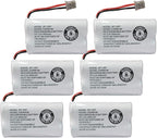 GEILIENERGY BT1007 BT1015 Phone Battery Compatible BT-1007 BT-1015 BT-904 BBTY0460001 BBTY0510001 DCX150 DECT1500 D1484 HHR-P506 HHR-P506A Handset Cordless Telephone(6 Pack)