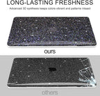 Anban Compatible with MacBook Pro 13 inch Case M2 M1 2025-2016 A2338 A2251 A2289 A2159 A1989 A1706 A1708, Plastic Hard Shell+Keyboard Cover+Screen Protector for MacBook Pro 13.3 inch Case, Shiny Black