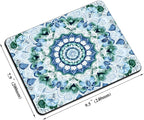 Mouse Pad, Cute Aesthetics Mandala Pattern Mouse Pads for Desk, 9.5" x 7.9" Non-Slip Rubber Base Computer Mousepad with Women, Portable Square Design for Wireless Mouse and Pad Laptop Office & Travel
