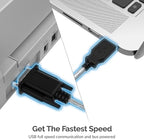 SABRENT 6-FT USB to RS-232 DB9 Serial 9 pin Adapter (Prolific PL2303) (SBT-USC6K)