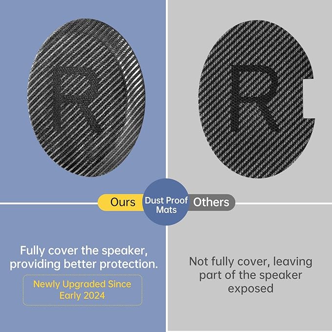 Aurivor Replacement Ear-Pads for Bose Quiet-Comfort QC 35 (ii) 25 15 2 Headphones, Tear-Proof Cushion for QC35 (ii) QC25 QC15 QC2 SoundTrue/SoundLink AE2/AE2i/AE2w Around-Ear Headphones (Black)