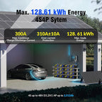 12V 628Ah LiFePO4 Lithium Battery 300A BMS, Built-in Bluetooth 5.0, Full Metal Case 8038Wh Energy, 15000+ Deep Cycles Batterys, Perfect for Home Energy, RV, Marine, Solar, Trolling Motor