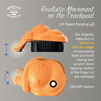 Laptop Trackpad Jiggler -AA Battery lasts 6 months -Undetectable -Cordless Mouse Jiggler -Does Not Work on DeII -Keeps Touchpad Active, Laptop Awake -Mechanical Mouse Mover -ON/Off Switch (Orange Cat)