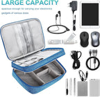 CILLA Electronics Organizer Travel, Travel Cord Organizer Case, Compact Electronics Accessories Bag for Cable, Cord, Charger, Phone