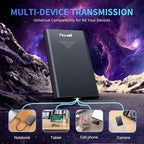 500GB External SSD, Portable SSD, Up to 2000MB/s, USB 3.2 Gen2x2 External Solid State Drives, Compatible with Smart TV, PS5/PS4(Pro), iPhone 15/16, Xbox, Mac & Windows and Other Devices(FP80)