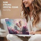 Case for MacBook Pro 13 inch with/Without Touch Bar (2016-2022, M2 A2338 M1 A2289 A2251 A2159 A1989 A1706 A1708), Hard Shell + Keyboard Cover + Dust Plug - Flowers