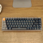 Geekria 65% Clear Acrylic Dust Cover for 68 Key Mechanical Keyboard - Compatible With Keychron K7, K6, K6 Pro, RK Royal KLUDGE RK68