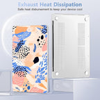 May Chen for New MacBook Pro 13 Case 2022 2020 Release (A2338 M1 M2/A2289/A2251), Plastic Crystal Hard Shell Case Cover with Keyboard Cover for MacBook Pro 13-inch Touch Bar, Bohemian Pattern
