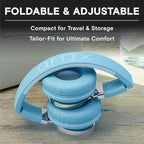 ARTIX CL750 USB C Wired Headphones with Mic & Volume Control Noise Isolating for iPhone 15-16, Samsung Computer Earphones Wired, On-Ear with Wire, Plug in and Play