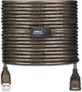 LDKCOK USB 2.0 Type A Male to A Female Active Repeater Extension Cable 50ft, High Speed 480 Mbps