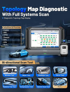 XTOOL IP919 PRO Scan Tool, ECU Programming Car OBD2 Scanner with Topology Mapping, Upgrade of D9S PRO, 51+ Resets, ECU Coding, FCA/CAN FD/DoIP, Automotive Bidirectional Scan Tool with 3-Year Updates