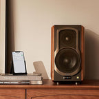 Edifier S1000W WiFi Audiophile Active Bookshelf 2.0 Speakers, 120W RMS Wireless HiFi Bluetooth Sound System Works with Alexa, Optical/RCA x 2 Coaxial, Supports AirPlay 2, Spotify Tidal Connect- Pair
