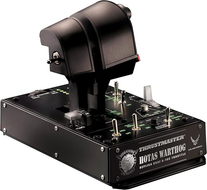 Thrustmaster HOTAS Warthog Flight Stick, Throttle and Control Panel for Flight Simulation, Official Replica of the U.S Air Force A-10C Aircraft (Compatible with PC)