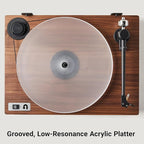 U-Turn Audio - Orbit Plus (Gen 2) Turntable with Built-in Preamp, Walnut