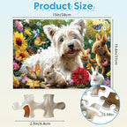 4 Packs 100 Piece Puzzles for Kids Ages 4-6 - Lovely Animals Large Piece Jigsaw Puzzles for Seniors Educational Toys Gifts Kids Puzzle for 4 5 6 7 8 9 Year Olds Boys Girls