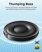 Soundcore by Anker Q20i Hybrid Active Noise Cancelling Headphones, Wireless Over-Ear Bluetooth, 40H Long ANC Playtime, Hi-Res Audio, Big Bass, Customize via an App, Transparency Mode (White)