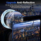 for Samsung Galaxy Z Flip 7 Camera Lens Protector, Individual Metal Ring Tempered Glass Lens Cover, [Strong Adsorption] Scratch Resistant Ultra-Thin HD Clear Lens Cover, 1 Set-Blue