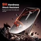 GolbinBox 3-Pack Privacy Screen Protector for iPhone 15/16 6.1 Inch,Military-Grade Shatterproof Anti-Spy HD Tempered Glass with Installation Tray,Dust and Bubble Free,9H Hardness,Anti - Fingerprint