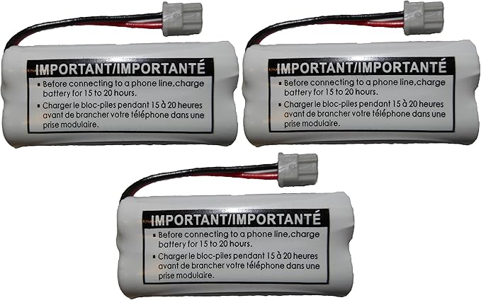 JustGreatDealz HIGH Capacity Rechargeable Replacement Battery BT-1021 BBTG0798001 for Uniden Cordless Handsets (3-Pack)