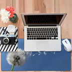 Flying Dandelion Seeds Gaming Mouse Pad 3mm Thick Stitched Edge Waterproof Non-Slip Large Computer Keyboard Mouse Mat,Suitable for Office Entertainment Decorative Desk Pad 35.4 x 15.7 Inches