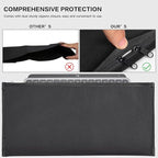 Computer Keyboard Dust Cover Sleeve Bag for Universal Keyboard, 68-87 Keys Wireless/Wired Gaming PC Keyboard Dust Cover, Logitech/Dell/Corsair/Havit/Redragon/Arteck/Apple Keyboard Protector-Black