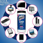 Endust For Electronics; Screen & Surface Cleaning Wipes, For TV, Phone, Computer Monitor, Laptop, Tablet, Pre-Moistened, Alcohol and Ammonia Free, 70 Count, 6 Pack (11506P6)
