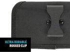 Nite Ize Clip Case Hardshell Universal Rugged Holster - Holster for Men's & Women's Belts - Utility Belt Pouch - Phone Accessories - Cell Phone Pouch - X-Large, Black