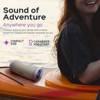 TREBLAB HD77 Bluetooth Speaker - Powerful 360° Sound with Impactful Bass, 30W Portable Wireless Audio, 20H Battery, IPX7 Waterproof, TWS Stereo, Shockproof Design for Outdoor, Beach, Pool, Jobsite