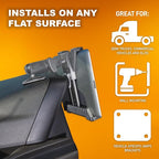 iBOLT TabDock Bizmount AMPs - Heavy Duty Drill Base Mount for All 7" - 10" Tablets- Great for Commercial Vehicles, Trucks, and Wall Mounting- Features 1 inch / 25mm Ball Joint
