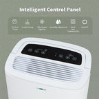 Uhome 120 Pints Dehumidifier with Drain Hose - 6000 Sq. Ft Quiet Dehumidifier for Home, Basements, Storages and Large Rooms with 1.32Gallon Water Tank
