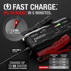 NOCO Boost X GBX55: 1750A UltraSafe Jump Starter – 12V Lithium Battery Booster Pack, Portable Jump Box, Power Bank & Jumper Cables - for 7.5L Gas and 5.0L Diesel Engines