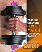 MAXRICH Barbell Clamp 1 inch Multiple Sizes & Adjustable Weight Clips for Quick Release Barbell Collars
