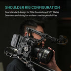 Tilta Camera Cage Kit for Canon C400 | Mounts via Arri Rosette, NATO Rail, 3/8"-16 & 1/4"-20 | Includes Full Cage, Quick Release Bottom Plate, Rear Accessory Plate + More (Base Kit)