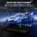 NIMO 15.6" IPS FHD-Gaming-Laptop, AMD Ryzen 5 6600H 6 Cores 32GB DDR5 RAM 2TB SSD (Beat i7-1165G7, Up to 4.5GHz) Radeon 660M GPU-Computer with Backlit Keyboard 100W Type-C Fingerprint Win 11