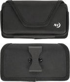 Nite Ize Clip Case Hardshell Universal Rugged Holster - Holster for Men's & Women's Belts - Utility Belt Pouch - Phone Accessories - Cell Phone Pouch - X-Large, Black