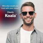 Koala Lens Cleaning Cloth | Japanese Microfiber | Glasses Cleaning Cloths | Eyeglass Lens Cleaner | Eyeglasses, Camera Lens, VR/AR Headset, and Screen Cleaning | Blue & Purple (Pack of 6)