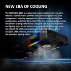 GAMDIAS AEOLUS P2-1203 120mm ARGB PWM Fan (3 Pack, no Hub), Include Reverse Fan Blade x3 & Controller, ARGB Sync, Easy Installation & Cabless Daisy-Chain Design, Silent Operation, Up to 2400RPM, Black