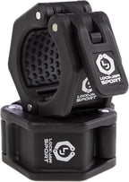 Lock-Jaw Sport Olympic Barbell Collar - Quick Release Barbell Clamp (Black)