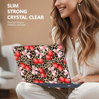 for MacBook Pro 16 inch Case 2019 2020 Release Model A2141, Plastic Hard Shell Cover with Keyboard Cover & Screen Protector for MacBook Pro 16 inch with Touch Bar & Touch ID, Leopard Cherry