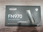 FN970 2TB M.2 2280 PCIe Gen4 x4 NVMe 1.4 Internal Solid State Drive with Heatsink - Speeds up to 7,400MB/s, Configure DRAM Cache, Compatible PS5 Internal SSD