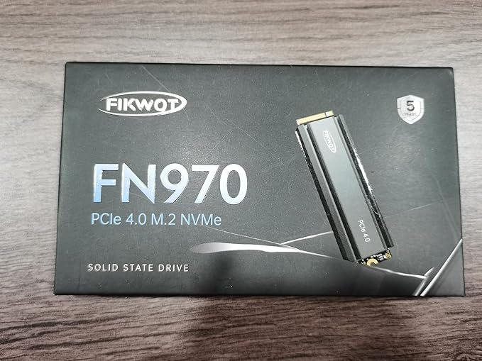 FN970 1TB M.2 2280 PCIe Gen4 x4 NVMe 1.4 Internal Solid State Drive with Heatsink - Speeds up to 7,400MB/s, Configure DRAM Cache, Compatible PS5 Internal SSD