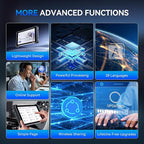 MUCAR 892BT AI-Assisted Bidirectional Scan Tool, Full System OBD2 Scanner, Bi-Directional OBD2 Scanner Diagnostic Tool,ECU Coding, 35 Services, FCA Autoauth, CANFD and DOIP, Free Lifetime Upgrade